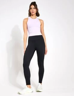 Harmony Ribbed Tank - Lilac -Elevate Fitwear Sales Store Lilybod Harmony Rib tank LT44 LR Lilac 0013