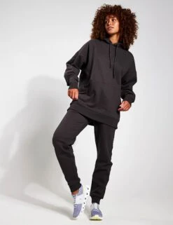 Millie Track Pants - Coal Grey -Elevate Fitwear Sales Store Lilybod Lucy Hooded Fleece Sweat LT68 CLG Coal Grey 0012