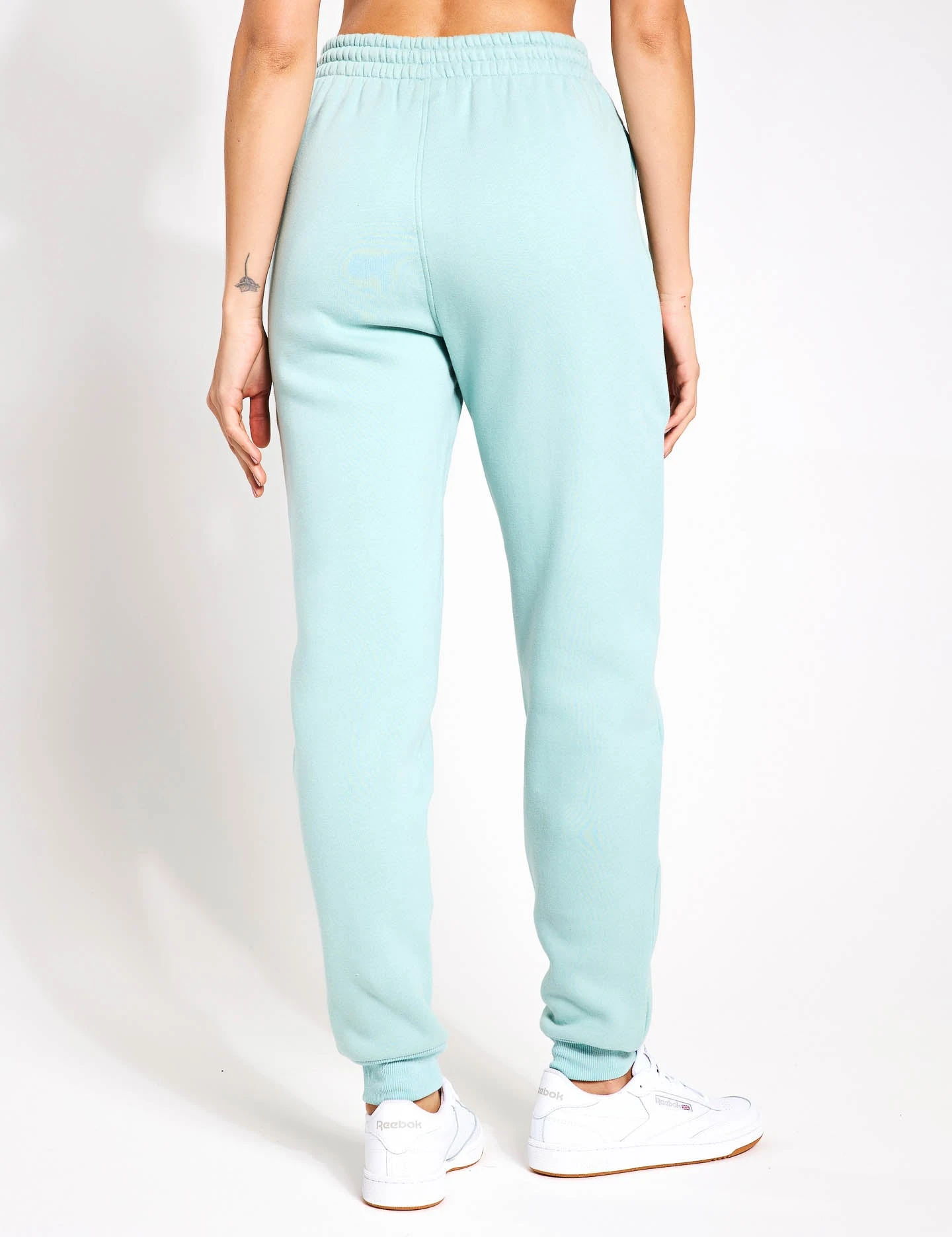 Millie Slim Fleece Track Pant - Sage Green 2 Millie Slim Fleece Track Pant - Sage Green - Image 2