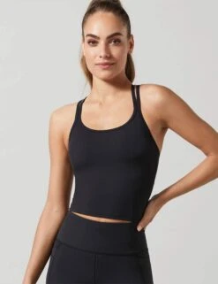 Monica Bra Top - Black 7 Monica Bra Top - Black -Elevate Fitwear Sales Store Lilybod Monica Tarmac Black LC66 TB 6