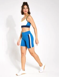 Sam Short - Bright Blue/White 7 Sam Short - Bright Blue/White -Elevate Fitwear Sales Store Lilybod Sam Short 5 5 LS29 BBW Bright Blue White 0004