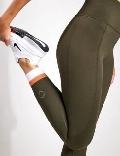 Strike-Back Legging - Olive Green -Elevate Fitwear Sales Store Lilybod Strike Back Legging LL140 OG Olive Green 0025