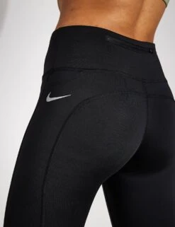 Nike Epic Fast Pocket Running Leggings - Black -Elevate Fitwear Sales Store NIKE W NK DF FAST TGHT CZ9240 010 BLACK REFLECTIVE SILVER 0059