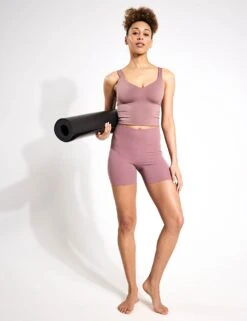 Nike Alate Bra Tank - Smokey Mauve/White -Elevate Fitwear Sales Store NIKE alate bra tank mauve white fn0543 208 FN0543 208 S 0020