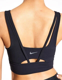 Nike Alate Ellipse Longline Sports Bra - Black/Sail -Elevate Fitwear Sales Store NIKE alate ellipse longline sports bra black sail do6619 010 ZYM143 0051