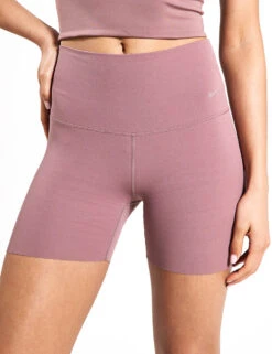 Nike Zenvy High Waisted 5" Biker Shorts - Smokey Mauve/Black