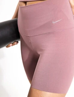 Nike Zenvy High Waisted 5" Biker Shorts - Smokey Mauve/Black -Elevate Fitwear Sales Store NIKE zenvy hw 5in biker shorts mauve black fn3156 208 FN3156 208S 0550