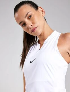 Nike Dri-FIT Advantage Tennis Dress - White/Black -Elevate Fitwear Sales Store Nike Dri FIT Advantage Tennis Dress dx1427 100 White Black 0020