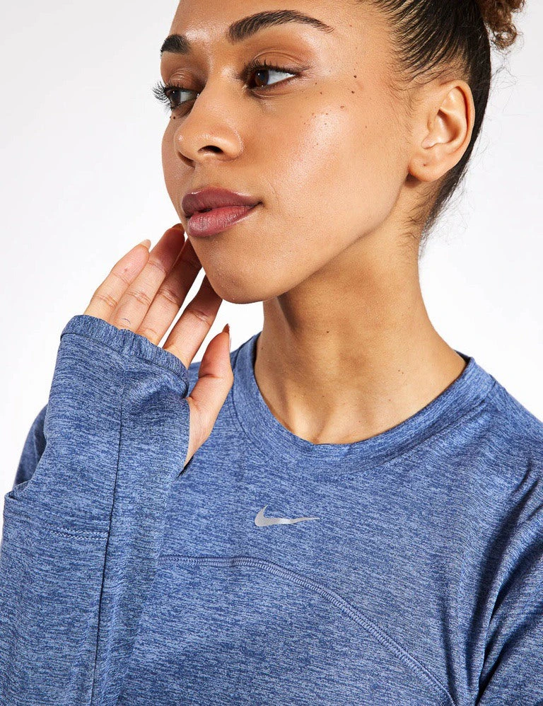 Nike Dri-FIT Swift Element UV Crew Neck Top - Ashen Slate/Reflective Silver 4 Nike Dri-FIT Swift Element UV Crew Neck Top - Ashen Slate/Reflective Silver - Image 4