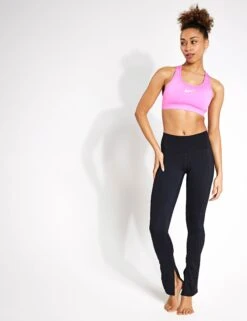Nike One High Waisted Split-Hem Leggings - Black 10 Nike One High Waisted Split-Hem Leggings - Black -Elevate Fitwear Sales Store Nike nike one hw split hem leggings black fn4148 010 0003