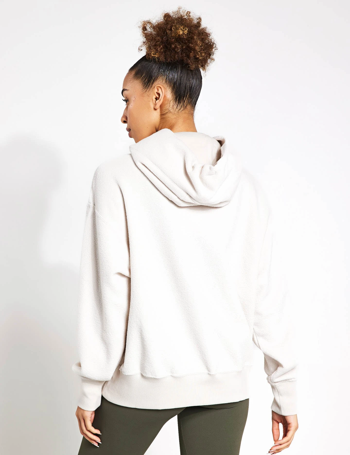 Nike Sportswear Phoenix Plush Oversized Fleece Hoodie - Light Orewood Brown/Sail 2 Nike Sportswear Phoenix Plush Oversized Fleece Hoodie - Light Orewood Brown/Sail - Image 2