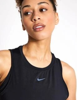 Nike One Classic Dri-FIT Cropped Tank Top - Black 7 Nike One Classic Dri-FIT Cropped Tank Top - Black -Elevate Fitwear Sales Store Nike one classic dri fit cropped tank top black fn2845 010 FN2845 010S 0018