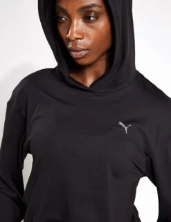 Puma Studio Foundations Hoody - Black -Elevate Fitwear Sales Store PUMA STUDIO FOUNDATIONS HOODY 52484801 BLACK 0025