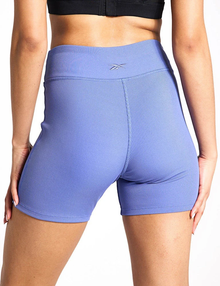 Reebok Studio High Waisted Bike Short - Step Purple 2 Reebok Studio High Waisted Bike Short - Step Purple - Image 2