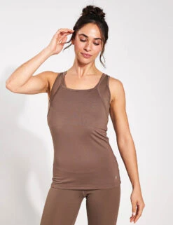 Reebok Active Collective Chill+ Dreamblend Tank Top - Utility Brown -Elevate Fitwear Sales Store Reebok Active Collective Dreamblend Bra Utility Brown 100076326UTIBRO Utility Brown 0008