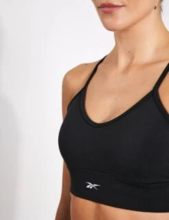 Reebok Workout Ready Sports Bra - Night Black 6 Reebok Workout Ready Sports Bra - Night Black -Elevate Fitwear Sales Store Reebok ID TRAIN TRI BACK BRA 100005161 NGHBLK 0032
