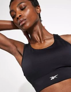 Reebok ID Train High-Support Bra - Night Black 6 Reebok ID Train High-Support Bra - Night Black -Elevate Fitwear Sales Store Reebok ID Train High Support Bra Night Black 100075420NGHBLK BLACK 0051