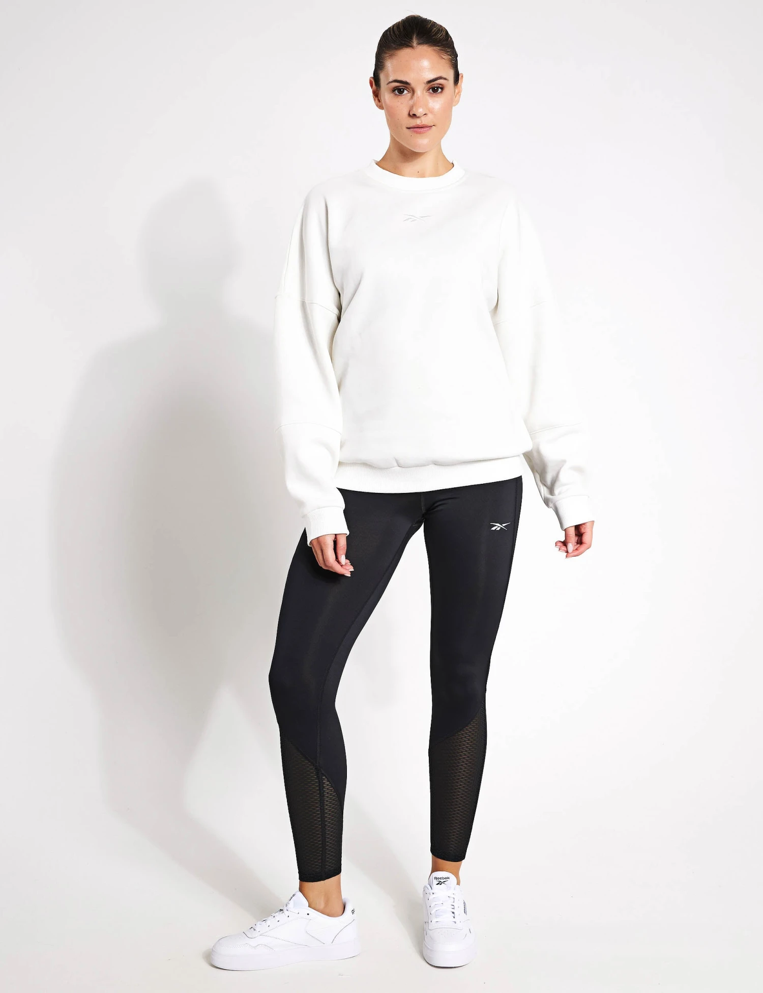 Reebok Lux Oversized Crew - Chalk 2 Reebok Lux Oversized Crew - Chalk - Image 2