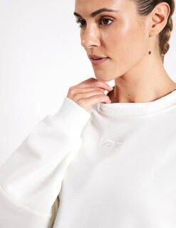 Reebok Lux Oversized Crew - Chalk 7 Reebok Lux Oversized Crew - Chalk -Elevate Fitwear Sales Store Reebok Lux Oversized Crew Chalk 100076140 Chalk 0036