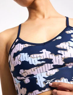 Reebok ID Train Camo Bra - Vector Navy -Elevate Fitwear Sales Store Reebok id train camo bra vector navy 100076282VECNAVS 0021