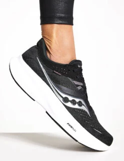 Saucony Ride 16 - Black/White -Elevate Fitwear Sales Store Saucony Ride 16 Trainers S10830 05 Black White 0003