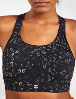 Sweaty Betty Power Medium Support Sports Bra - Black Reflective Leopard Print 10 Sweaty Betty Power Medium Support Sports Bra - Black Reflective Leopard Print -Elevate Fitwear Sales Store Sweaty Betty Power Gym Leggings SB5400RS Reflective Leopard 0036