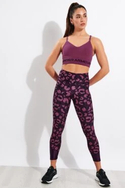Under Armour Seamless Low Long Sports Bra - Pink Quartz/Polaris Purple -Elevate Fitwear Sales Store Under Armour UA Seamless Low Long Bra 1357719 678 Pink Quartz Polaris Purple Polaris Purple 0019