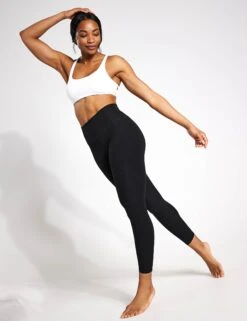 Vuori Clean Elevation Legging - Black Heather -Elevate Fitwear Sales Store VUORI CLEAN ELEVATION 7 8 LEGGING VW444 HBK BLACK HEATHER 0002