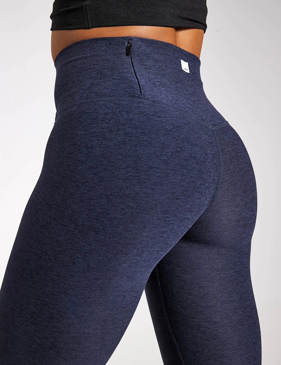 Vuori Clean Elevation Legging - Midnight Heather 3 Vuori Clean Elevation Legging - Midnight Heather - Image 3