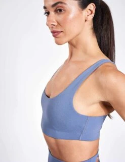 Vuori Daily Bra - Light Azure -Elevate Fitwear Sales Store VUORI DAILY BRA VW158 LAZ LIGHT AZURE 0004