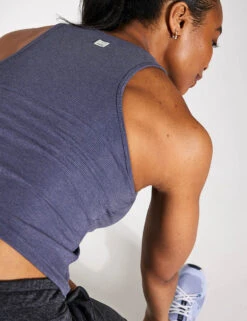 Vuori Mudra Plyo Tank - Azure Heather -Elevate Fitwear Sales Store VUORI MUDRA PLYO TANK VW1009 HAZ AZURE HEATHER 0026