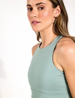 Varley FreeSoft Bea Bra - Mineral Green -Elevate Fitwear Sales Store Varley FreeSoft Bea Bra Mineral Green VAR01857 GRES 0043