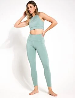 Varley FreeSoft High Waisted Legging 25 - Mineral Green -Elevate Fitwear Sales Store Varley FreeSoft High Waisted Legging 25 Mineral Green VAR01817 GRES 0003