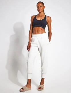 Varley The Slim Cuff Pant 25 Ivory Marl -Elevate Fitwear Sales Store Varley The Slim Cuff Pant 25 VAR01713 IVORY MARL 0008