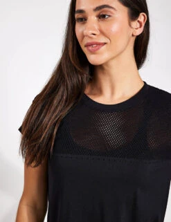 Varley Calloway Boxy Tee - Black -Elevate Fitwear Sales Store Varley calloway boxy tee VAR01779 BLA 0004
