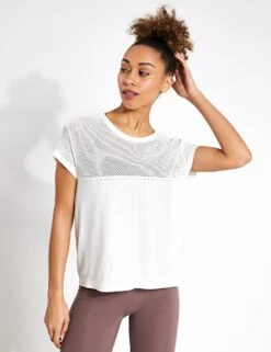 Varley Calloway Boxy Tee - Snow White