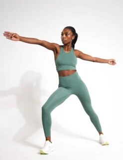 Varley Let's Move High Waisted Legging 25" - Dark Forest -Elevate Fitwear Sales Store Varley let s move high legging 25 VAR00815 GRE dark forest 0001