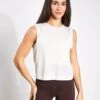Varley Page Seamless Crop Tank - Snow White