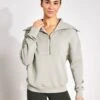 Varley Yates Half-Zip Sweat - Seagrass
