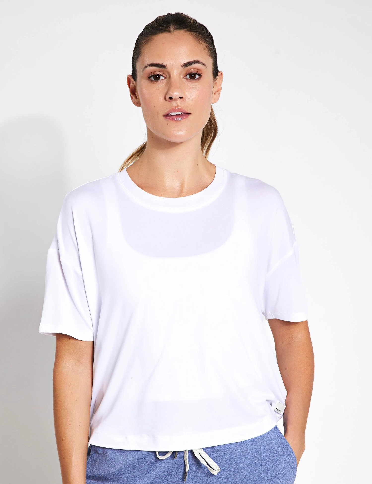 Vuori Energy Tee - White 1 Vuori Energy Tee - White