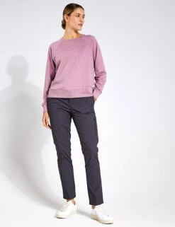 Vuori Long-Sleeve Halo Crew - Orchid Heather 6 Vuori Long-Sleeve Halo Crew - Orchid Heather -Elevate Fitwear Sales Store Vuori L S Halo Crew VW241 HOD Orchid Heather 0002