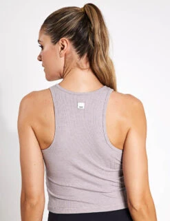 Vuori Pose Plyo Tank - Soft Pewter Heather -Elevate Fitwear Sales Store Vuori Pose Plyo Tank VW1009 HEW Soft Pewter Heather 0015