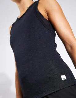 Vuori Sunrise High Neck Tank - Black -Elevate Fitwear Sales Store Vuori Sunrise High Neck Tank VW1012 BLK Black 0026