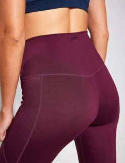 Kickstart Pocket 7/8 Legging - Fig -Elevate Fitwear Sales Store YMO 7 8 Pocket leggings FIG 0104