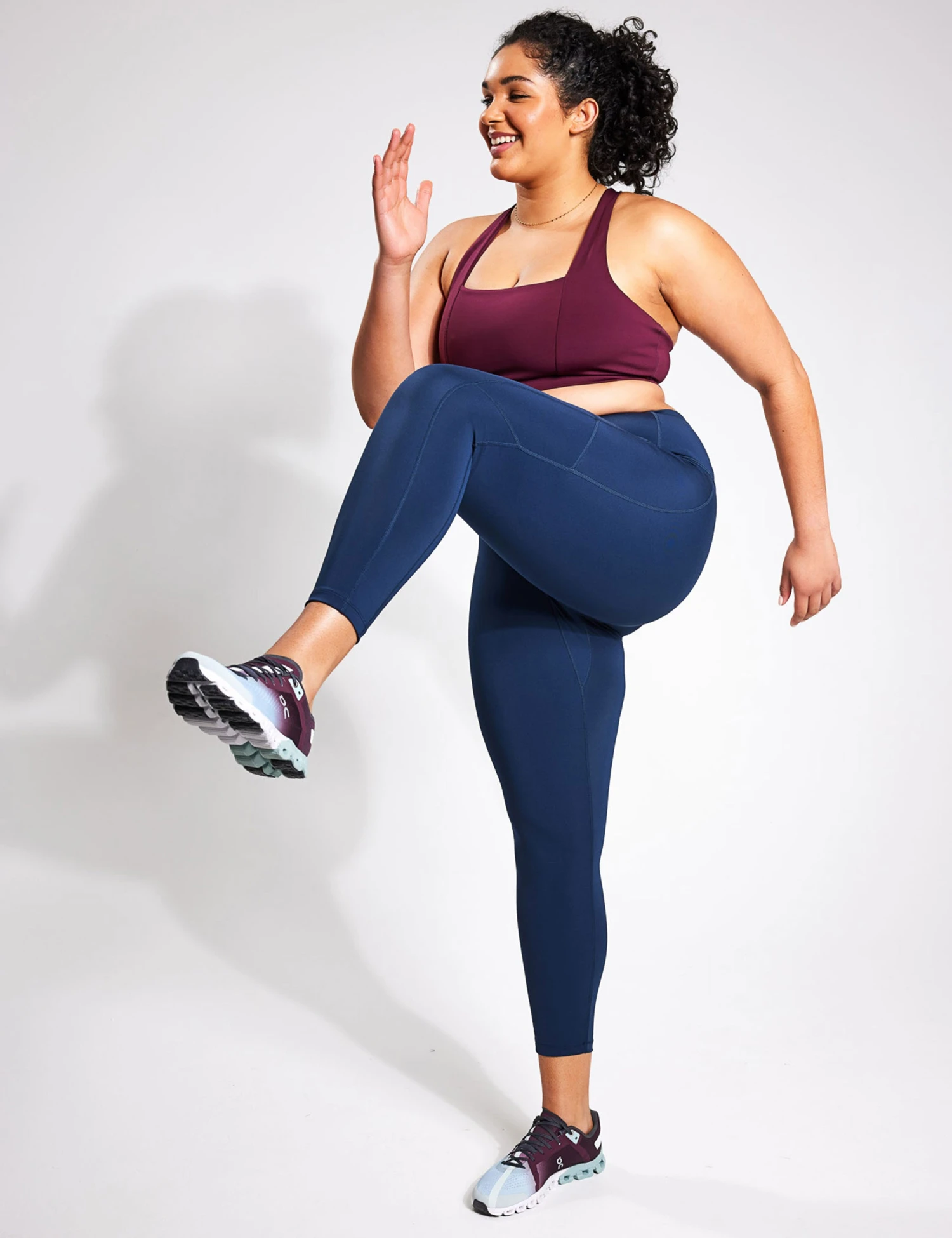 Kickstart Pocket 7/8 Legging - Navy 1 Kickstart Pocket 7/8 Legging - Navy