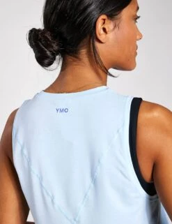 Crop It Tank - Lighter Sky Blue -Elevate Fitwear Sales Store YMO Crop It Tank YMOOP09 LIGHTER SKY BLUE 0013