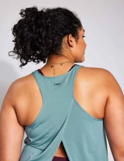 Motion Tie Tank - Jade 10 Motion Tie Tank - Jade -Elevate Fitwear Sales Store YMO Motion Tie Tank JADE 10