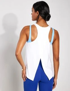 Motion Tie Tank - White -Elevate Fitwear Sales Store YMO Motion Tie Tank YMOTOP10 WHITE 0017