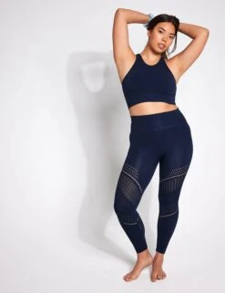Full Circle Seamless Legging - Navy 10 Full Circle Seamless Legging - Navy -Elevate Fitwear Sales Store YMO Seamless Legging NAVY 0001