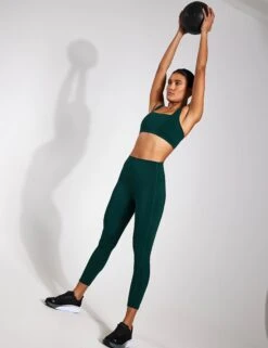 Spark Cross Strap Bra - Rainforest -Elevate Fitwear Sales Store YMO Spark Cross Strap Bra YMOBRA03 RAINFOREST 0040